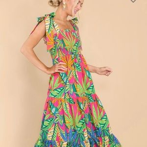 COPY - Farm Rio inspired maxi dress size M